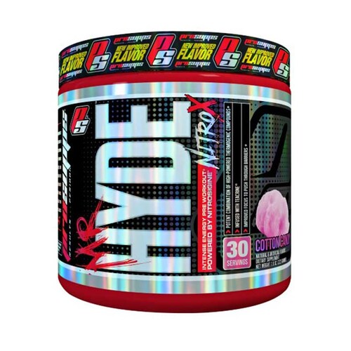 Suplemento ProSupps Mr. Hyde NitroX, Algodón de Azucar  30 Servicios