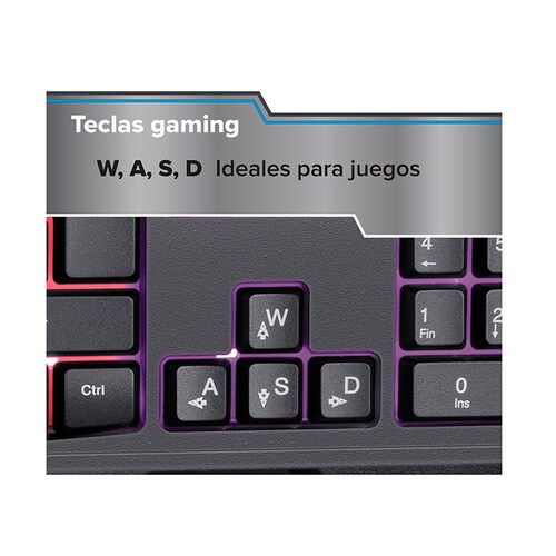 Teclado Gamer Xtreme Usb Iluminación Multicolor Steren