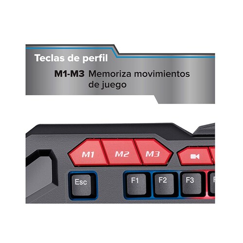 Teclado Gamer Xtreme Usb Iluminación Multicolor Steren