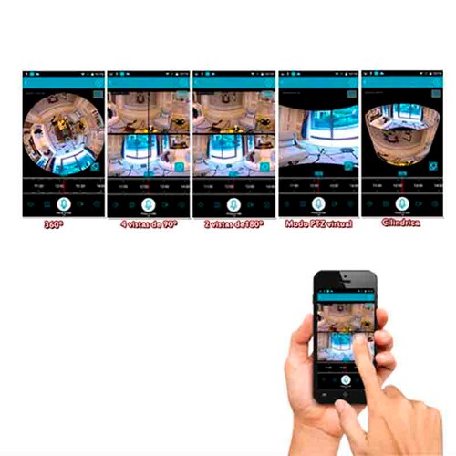 Camara Ip Cctv Wifi Inalambrica 180 Grados Video Hd 720p Ir