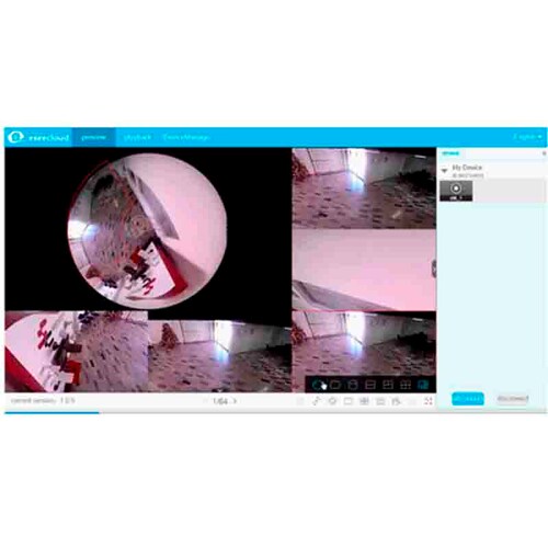 Cámara Ip CCTV 360 Grados Video HD 1440p Inalámbrica Wifi 3 MP Audio
