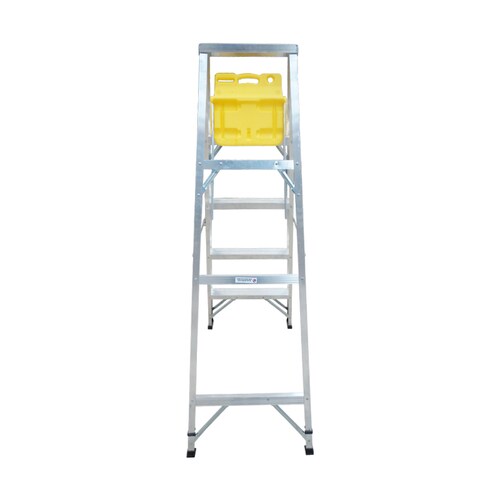 Escalera Aluminio Tipo Tijera 5 Peldaños Para Hogar Keller 