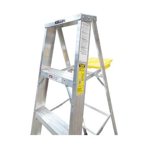 Escalera Aluminio Tipo Tijera 5 Peldaños Para Hogar Keller 