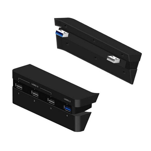 Ps4 Slim Potente Ventilador Y Hub 4 Puertos Usb Extra