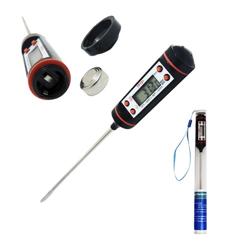 Termometro Digital Con Sonda -50+300 Grados Centigrados Obi