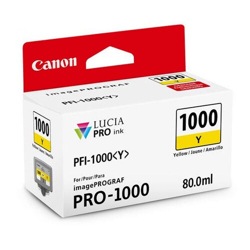 TINTA PFI-1000 Y LUCIA PRO YELLOW INK TANK (80ML)