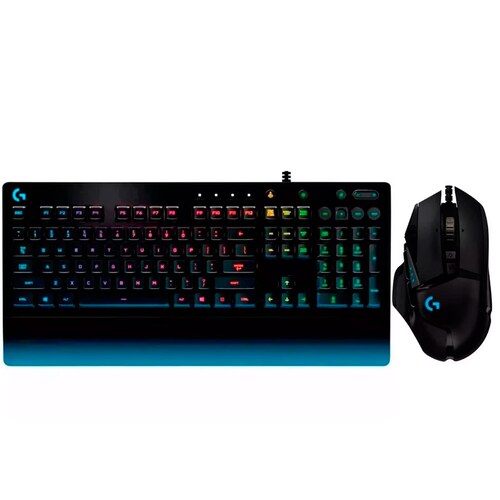 Kit Gamer LOGITECH G Teclado G213 Mouse G502 HERO PC XBOX ONE PS4 
