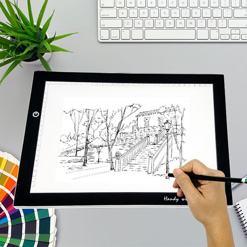CAJA DE LUZ LED DIBUJO ULTRA DELGADA MASTER WE-0008P 