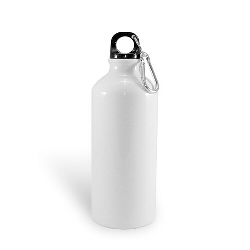 Botella De Aluminio Blanca Para Sublimar De 500ml Paquete con 15pz