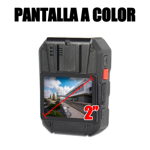 Body Cam Guardias Policia Doble Camara Laser 32 Megapixeles