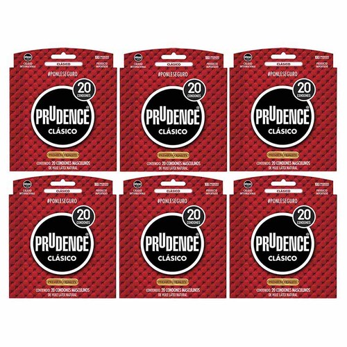 Paquete 120 Condones Clasicos Preservativos Cajas