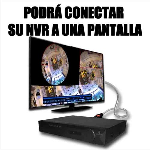 Kit Cctv Inalambrico Wifi 8 Camaras Exterior 360 Video 960p