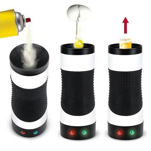 Parrilla Eléctrica Para Cocinar Huevos Estillo Rollie Blanco
