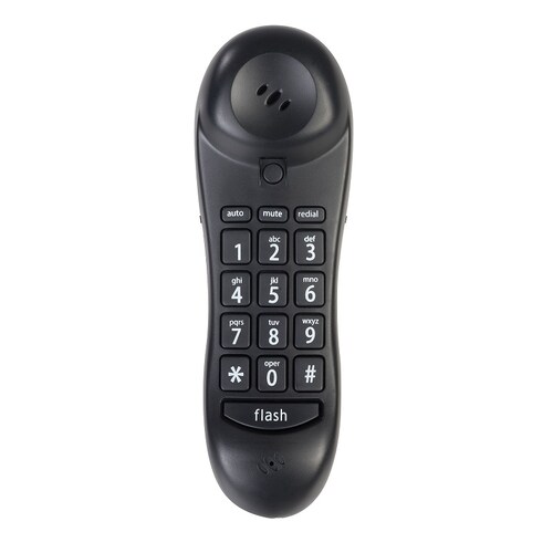 Telefono Tipo Gondola Negro Identificador de Llamadas Steren