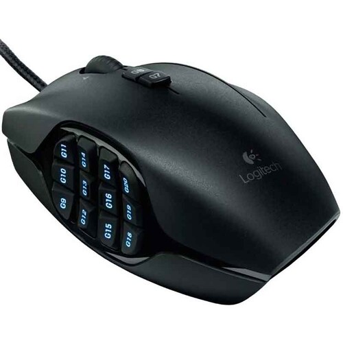 Mouse Gamer LOGITECH G G600 MMO 20 Botones USB 910-003879 