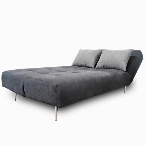 Sofa cama Italia  sofa chaise y cama tela Gris Plomo + 2 cojines regalo // ENTREGA A CDMX Y ZONA METROPOLITANA.