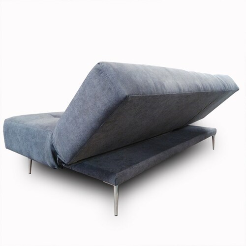 Sofa cama Italia  sofa chaise y cama tela Gris Plomo + 2 cojines regalo // ENTREGA A CDMX Y ZONA METROPOLITANA.
