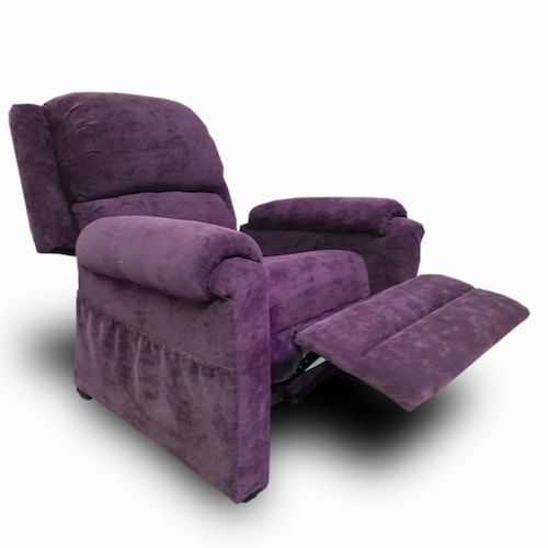 Reclinable Reposet Astro Velvet Morado Maderian//ENTREGA A CDMX Y ZONA METROPOLITANA.
