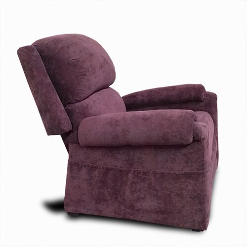 Reclinable Reposet Astro Velvet Morado Maderian//ENTREGA A CDMX Y ZONA METROPOLITANA.