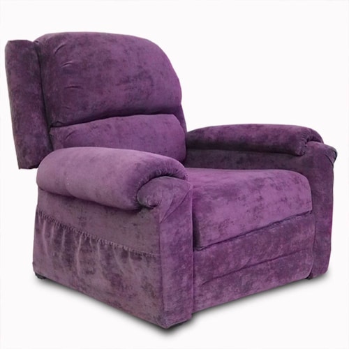 Reclinable Reposet Astro Velvet Morado Maderian//ENTREGA A CDMX Y ZONA METROPOLITANA.