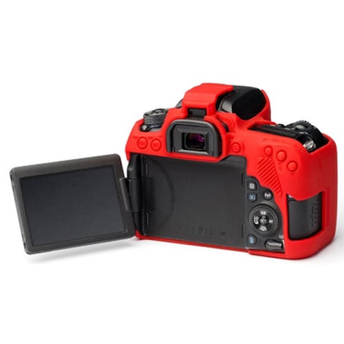 FUNDA PROTECTORA P/CAMARA FOTOGRAFICA CANON 77D ROJO