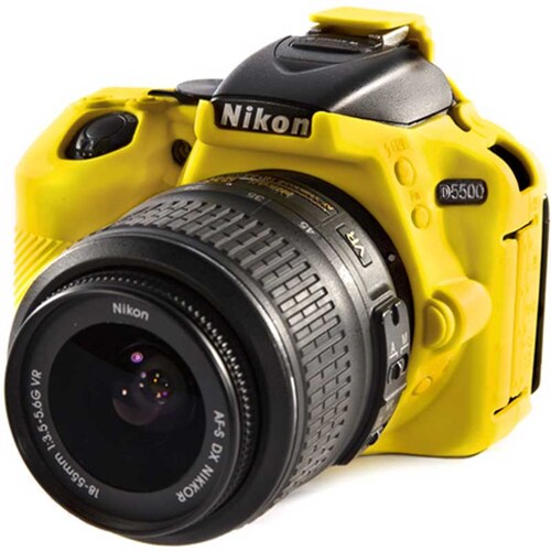 FUNDA  PROTECTORA P/CAMARA FOTOGRAFICA NIKON D5500 AMARILLO