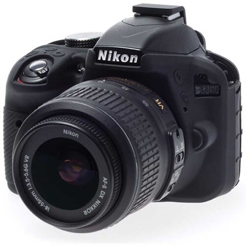 FUNDA  PROTECTORA P/CAMARA FOTOGRAFICA NIKON D3300 D3400 NEGRA