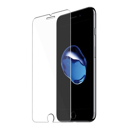  Iphone 7 plus case transparente air cushion  incluye mica de cristal templado 9h 