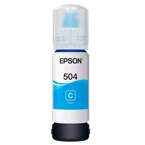 Tinta Epson T504 Cyan Ecofit L4150 L4160 L6161 L6171.