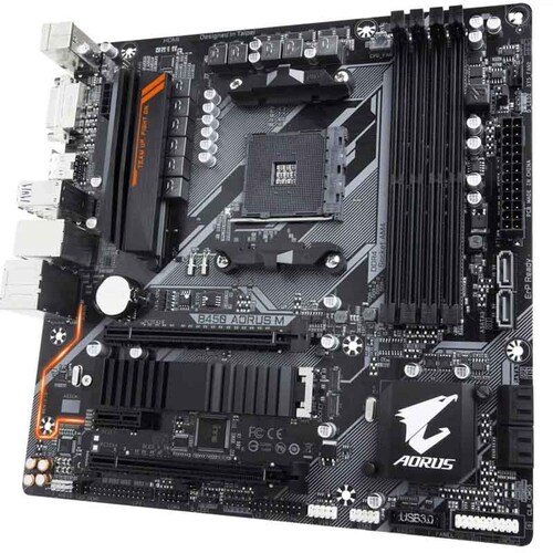 Tarjeta Madre AORUS B450 Aorus M AMD AM4 Micro ATX 