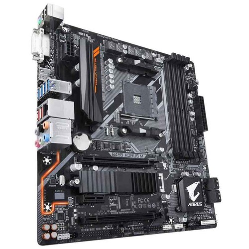 Tarjeta Madre AORUS B450 Aorus M AMD AM4 Micro ATX 