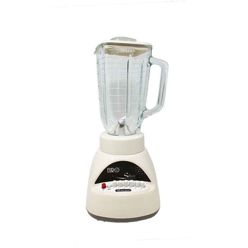 Licuadora 10 Velocidades Vaso de Vidrio Beige Eurostars EuroLine 7501154520855