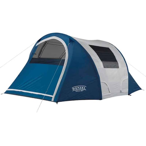 Casa Tienda de Campaña Inflable para 4 Personas Vortex Azul con Gris Wenzel 36483