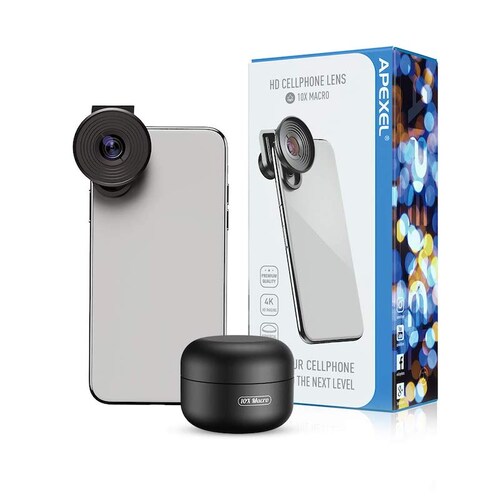 Lente HD Macro 10X para Smartphone Calidad Premium 