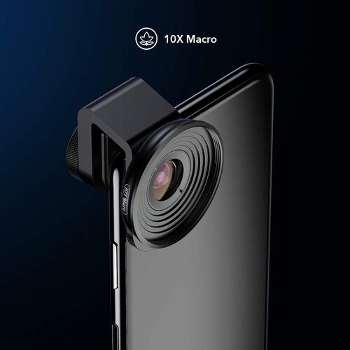 Lente HD Macro 10X para Smartphone Calidad Premium 