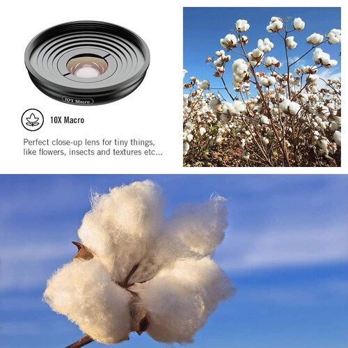 Lente HD Macro 10X para Smartphone Calidad Premium 