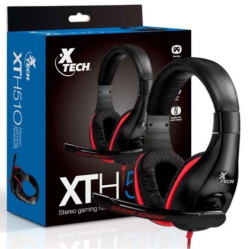 XTECH Diadema Gaming C/Microfono 3.5MM Negro XTH-510 