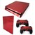 Ps4 Slim Skin Estampa Pegatina Para Playstation 4 Slim Rojo
