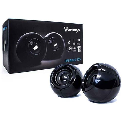Bocinas VORAGO Speaker 105 Negra SPK-105 