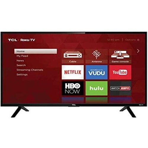 PANTALLA DE 32" LED, SMART TV CON ROKU INTEGRADO MARCA TCL 32S305