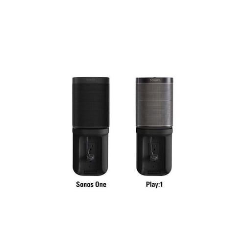 Estante de salida Sanus WSOS1-B1 Ideal para Sonos One, PLAY 1, Boost y otros altavoces inalámbricos, Negro