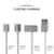 Soportes de altavoz inalámbricos Sanus WSS22-W1 diseñados para Sonos ONE, PLAY: 1 y PLAY: 3