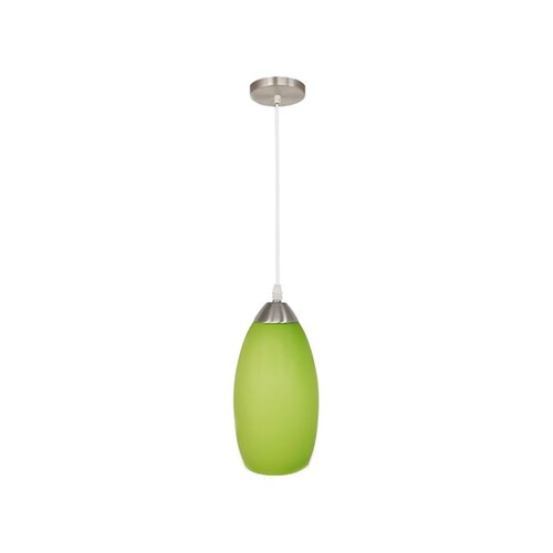 Lámpara Colgante Candil Techo Vidrio Soplado Verde Maxxi.