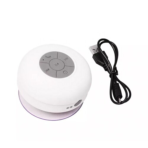 Bocina Para Baño Con Bluetooth  Podras Contestar Llamadas Es Genial 