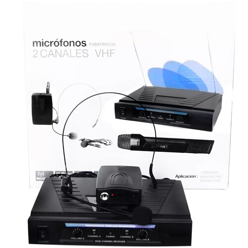 Sensacional Paquete De Microfonos De Diadema+solapa+microfono De Mano