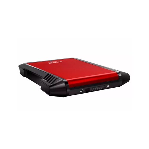 Case Adata Ex500 2.5 Sata Usb 3.0 Rojo con Negro AEX500U3-CRD76.