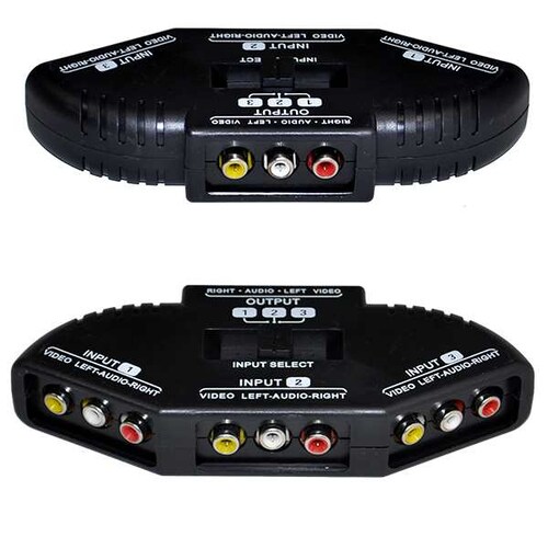 SELECTOR DE AUDIO Y VIDEO  MASTER  AN-3MAN