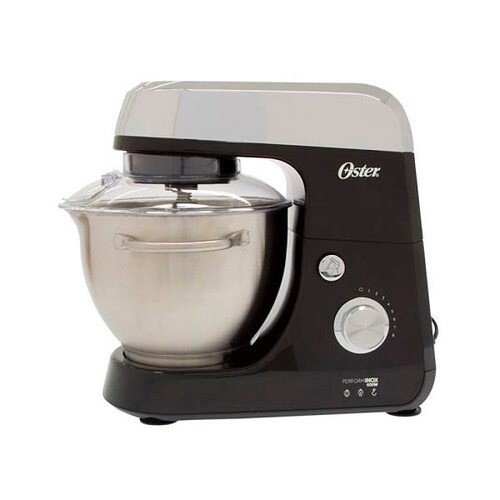 Batidora de pedestal Oster color negro  8 velocidades  acero inoxidable modelo FPSTSM2711-013	.