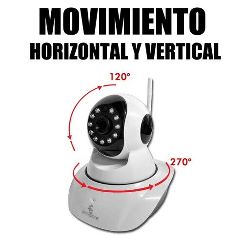 Cámara Ip CCTV Wifi Inalámbrica con Movimiento y Audio