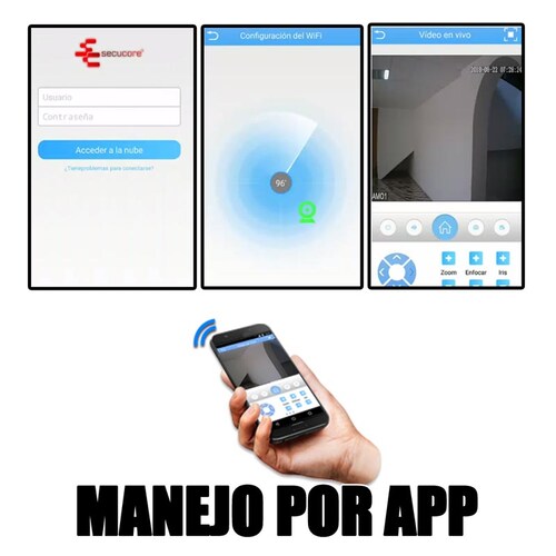 Cámara Ip CCTV Wifi Inalámbrica con Movimiento y Audio